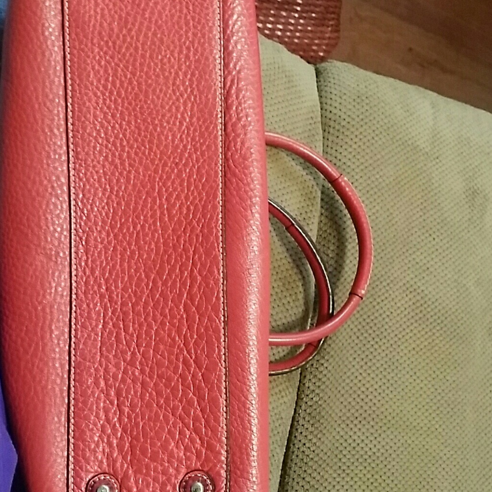 Coach Hamilton Coral leather handbag - Picture 3 of 8